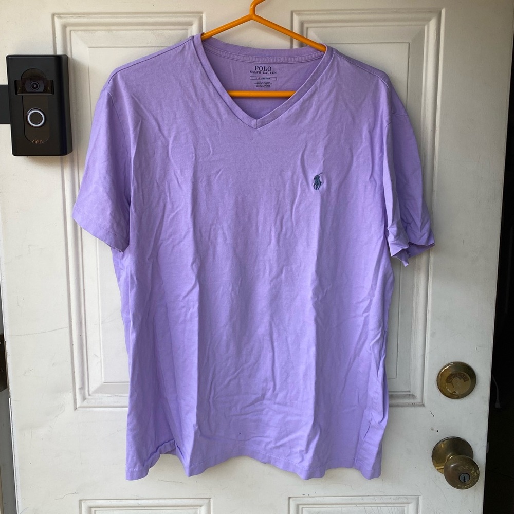 POLO Ralph Lauren | lavender v-neck T-shirt